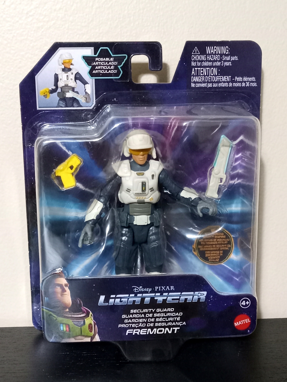 Disney Pixar Lightyear Security Guard Fremont Action Figure Mattel New Sealed